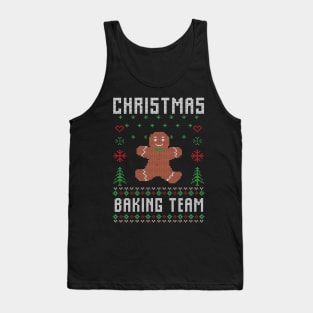 Christmas Baking Team Funny Christmas Tank Top